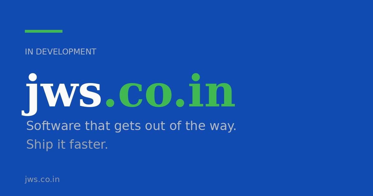 Link preview image for jws.co.in